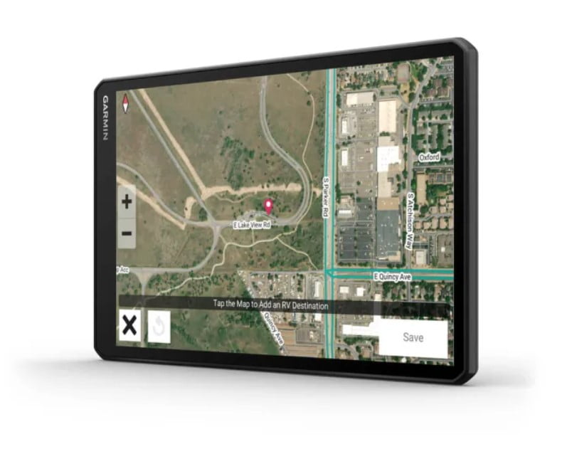 Garmin RV 1095 10-Inch GPS RV Navigator with Custom Routing Bundle