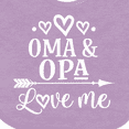 thumbnail image 4 of Inktastic My Oma Opa Love Me Grandchild Boys or Girls Baby Bib, 4 of 4