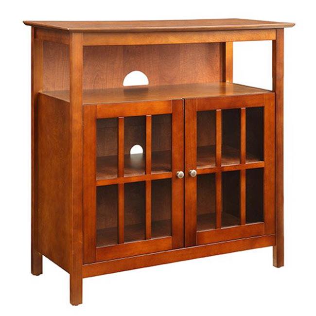 Big Sur Highboy TV Stand With Cherry Finish