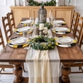 thumbnail image 6 of Yellow Abstract Round Placemats Set of 4 for Dinning Tables,Heat-proof Braided Table Mats 13 Inch,Geometric Grey Black White Lattice Washable Place Mat for Kitchen Restaurant Party Table Decor, 6 of 9