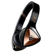 Monster DNA On-Ear Headphones with Microphone, Black Rose Gold by Monster