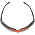 thumbnail image 4 of Concept, Safety Glasses, Anti-Scratch, Gray Mirror Lens, Black, Orange Frame, Half-Frame, 4 of 4