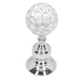 thumbnail image 1 of Candle Holder, Electroplating Process Elegant Style Tall Candle Holder Wide Applicability  For Store For Party For Bedroom Silver, 1 of 8