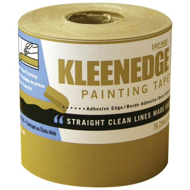KleenEdge Single Edge Painting Tape, 3 in W x 180 ft L, Kraft Paper
