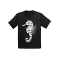 thumbnail image 1 of Awkward Styles Seahorse Youth T Shirt Patterned Shirts for Kids Tracery Tshirt for Children Indian Pattern T-Shirt for Girls Gifts for Kids Seahorse Shirts for Boys Marine Unisex T-Shirt for Kids, 1 of 4