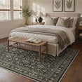 thumbnail image 3 of KUETH Modern 5x7 Area Rugs for Living Room, Non Slip Machine Washable Retro Rugs, Low Pile Chenille Print Rug for Bedroom, Dining Room, Home Office, 3 of 10
