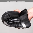 thumbnail image 5 of Sicherheitsschuhe Herren Leicht Arbeitsschuhe Damen Stahlkappe Bequem rutschfest Sportlich Sneakers Schwarz 5-10, 5 of 7