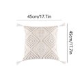 thumbnail image 3 of Nkmbld Throw Pillows for Bed Embroidered Daisy Floral Pillow Rural Style Homestay Decorative Window Pillow Cushion Removable and Washable Pillow, 3 of 6