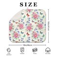 thumbnail image 4 of Pioneer Flower Floral Print Pattern Kitchen Dish Drying Mat 1 Pack, Ultra Absorbent Microfiber Drainer Mat, 16"x18", 4 of 6