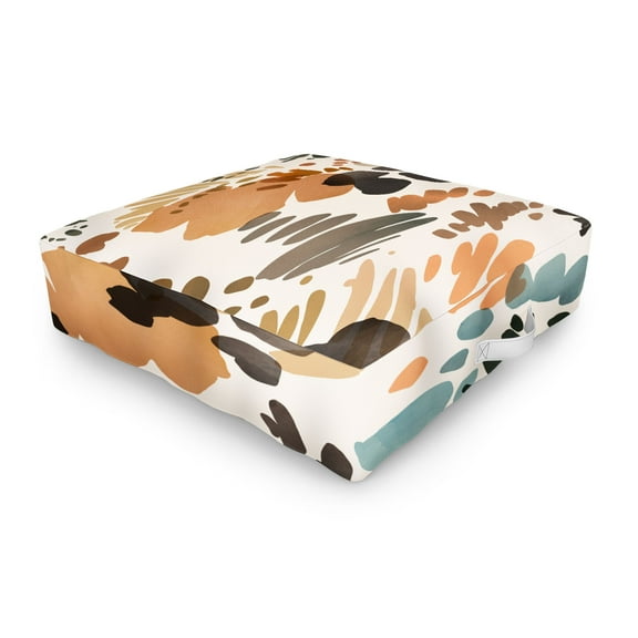 Society6 Marta Barragan Camarasa Modern Abstract Of Brush Stroke Outdoor Floor Cushion