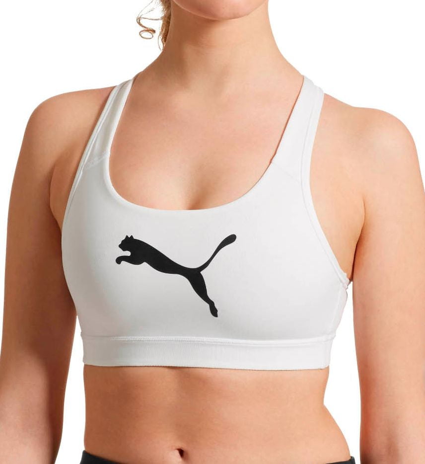 white puma sports bra
