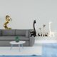 thumbnail image 2 of Figura De Jirafa De Caballo Hecha A Mano, Centro De Mesa, Decoración Creativa Moderna Para Hoteles, Estanterías, Chimeneas, Escritorios, Oficinas, Dormitorios, Artesanía Ligera., 2 of 8