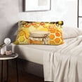 thumbnail image 6 of Fuzoiu Honey Bee Print Fuzzy Pillowcases, Super Soft Pillow Case Cover with Zipper for Bedroom, Sofa, Couch,Cozy Pillow Shams for All Seasons-14"x20", 6 of 6