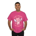 thumbnail image 2 of Flirt Around And Find Out Shirt, Funny Cupid Cat Graphic T-Shirt, Sarcastic Anti Valentine Humor Tee, Cute Cat Lover Gift, 2 of 3