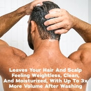 Dr. Squatch Full & Thick Mens Hydrating Shampoo, Thickening Natural Sulfate Free Shampoo for Men, Coconut Castaway, 11 fl Oz