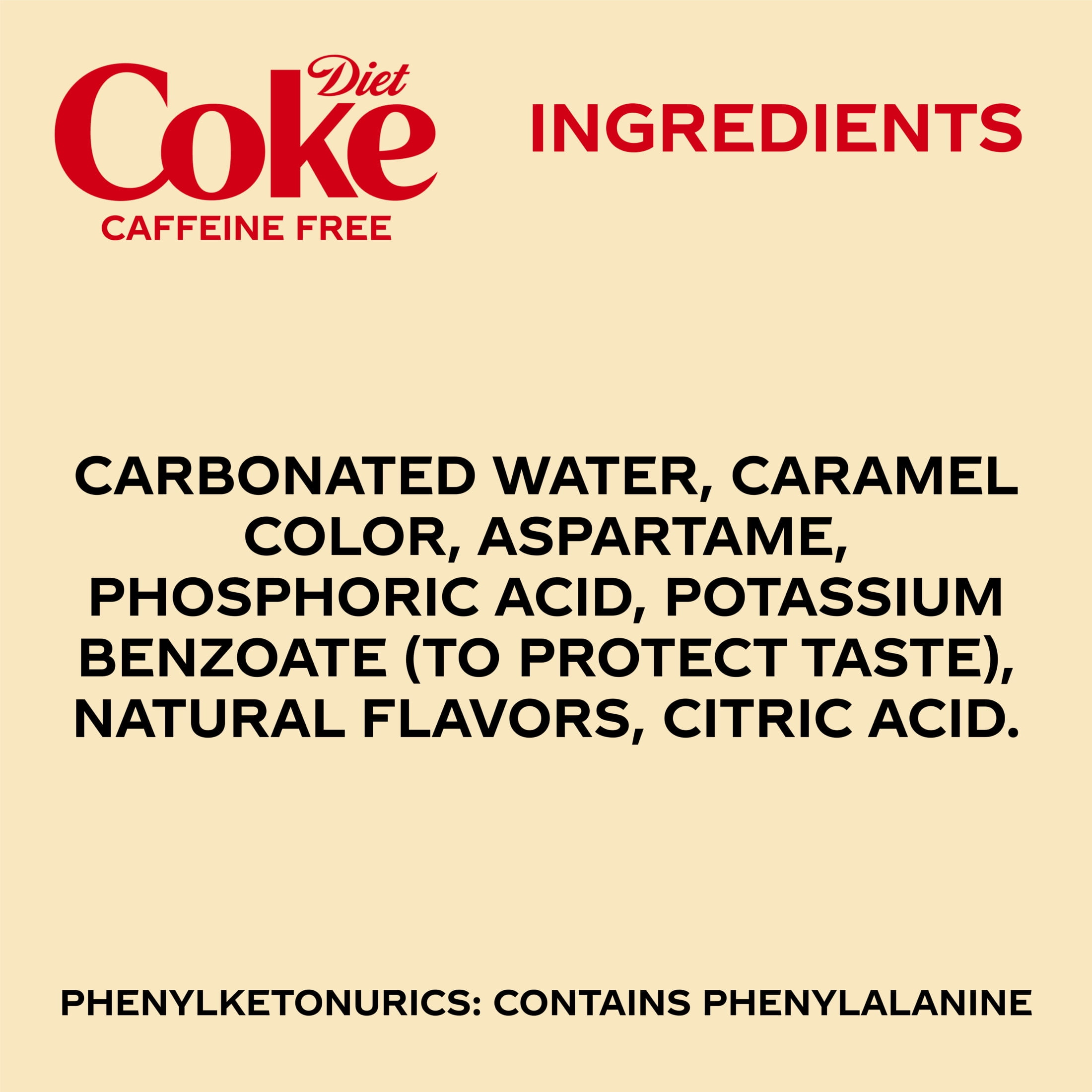Diet Coke Caffeine-Free Soda Pop Cans, 12 fl oz, 24 Pack