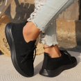 thumbnail image 5 of Women Thick-Soled Solid Sneakers Casual Mesh Walking Shoes Lightweight Sport Shoes Tennis Sneakers for Women Stylish, 5 of 6