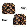 thumbnail image 6 of Kdxio Bee and Honey Pattern Print 2 Piece Car Head Rest Covers Set Auto Front/Rear Seats Headrest Cover Universal Fit Most Cars,Sedan, SUV, 6 of 9