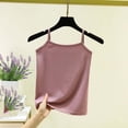 thumbnail image 2 of ZyeKqe Womens Tank Top Square Neck Spaghetti Strap Sleeveless Summer Ribbed Basic Cami Shirt Crop Tank Shitrts, 2 of 6