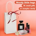 thumbnail image 4 of 100 Pack  Kraft White Gift Bags with Handles -  Party Favor Paper Sacks for Small Gifts, 4 of 6