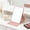 Pink, variant on Foldable Hand Mirror,4.1x2.8" Pocket Size Portable Folding Travel Mirror,Lightweight Mini Travel Mirror with Mirror Cover,Creative Women Solid Color Standing Mirror For Make Up