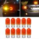 thumbnail image 2 of Car Clear Glass Lamp Brake Tail Bulb Indicator Halogen Stop Lamp Brake Bulb 10x, 2 of 5