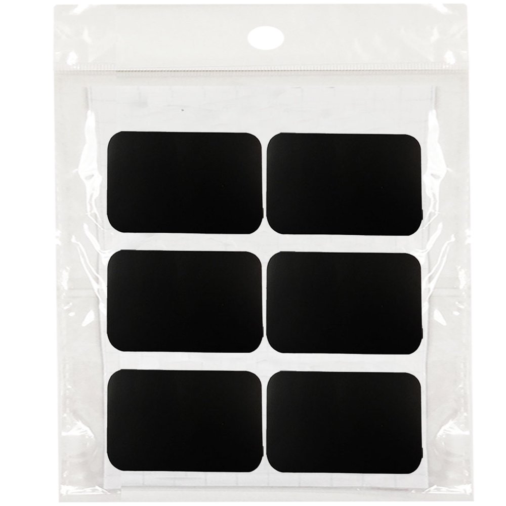 Wrapables® Set of 36 Chalkboard Labels / Chalkboard Stickers for Organizing, Labeling, Gift Tags ...