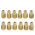 thumbnail image 1 of Kit de chorro principal de carburador Ticfox 12 piezas boquillas de carburador resistentes de Metal dorado 90-200 para Mikuni VM TM TMX, 1 of 14
