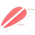 thumbnail image 2 of Masteelf  20 Pcs Arrow Vanes Archery Accessories Small Fletchings Red, 2 of 8
