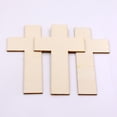 thumbnail image 4 of LEORX 36Pcs Mini Crosses Wood Craft Supplies Khaki DIY Accessories Wedding Decorations Home Decor, 4 of 8