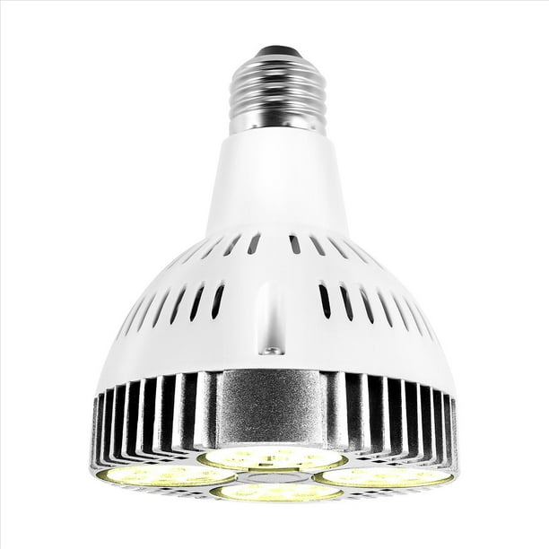 E27 LáMpara para Plantas Bombilla 35W LED Luz de Cultivo de Planta Espectro Completo Luz CáLida para Invernadero JardíN Interior