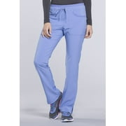 Cherokee iFlex Scrubs Pant for Women Mid Rise Tapered Leg Drawstring CK010