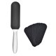thumbnail image 1 of Lima de pedicura para pies, doble cara gruesa/fina y acero inoxidable reutilizable, herramienta para el cuidado de los pies, removedor de callos y callos de piel agrietada, plateado, negro, 24,8 x, 1 of 6