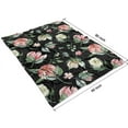 thumbnail image 4 of Pioneer Flower Blanket,Comfortable Soft Flannel Throw Blanket,All Season,Warm Lightweight Blankets for Sofa Bed Couch Living Room Chair,60"x80"(150x200cm), 4 of 4