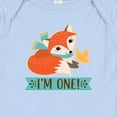 thumbnail image 3 of Inktastic 1st Birthday Woodland Fox 1 Year Old Baby Romper Coveralls, 3 of 4