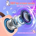 thumbnail image 2 of Máquina de karaoke Webspidee Unicorn Mini Bluetooth LED 3-12+, 2 of 7