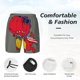thumbnail image 3 of Balery Dinosaur Super Hero Cartoon Bañador para hombre, shorts de playa de secado rápido con entrepierna y forro de compresión-X-Large, 3 of 6