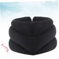 thumbnail image 3 of Black Three Layers Three Layer Support Cervical Support Device Retractor Breathable Padded Collars Neck Brace Protector, 3 of 3