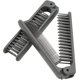 thumbnail image 4 of Peine plegable portátil de doble uso - 2 piezas Simplicidad de viaje Equipaje Trenzado a mano Distribución del cabello Extremo Dos tipos de peines Uso fácil Calidad plegada para peluquería TUNC Sencillez, 4 of 5