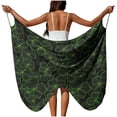 thumbnail image 2 of qelini Swimsuit Cover up for Women St. Patrick’s Day Bathing Suit Cover up Ribbon Tie Wrap Beach Scarf Dress, 2 of 8