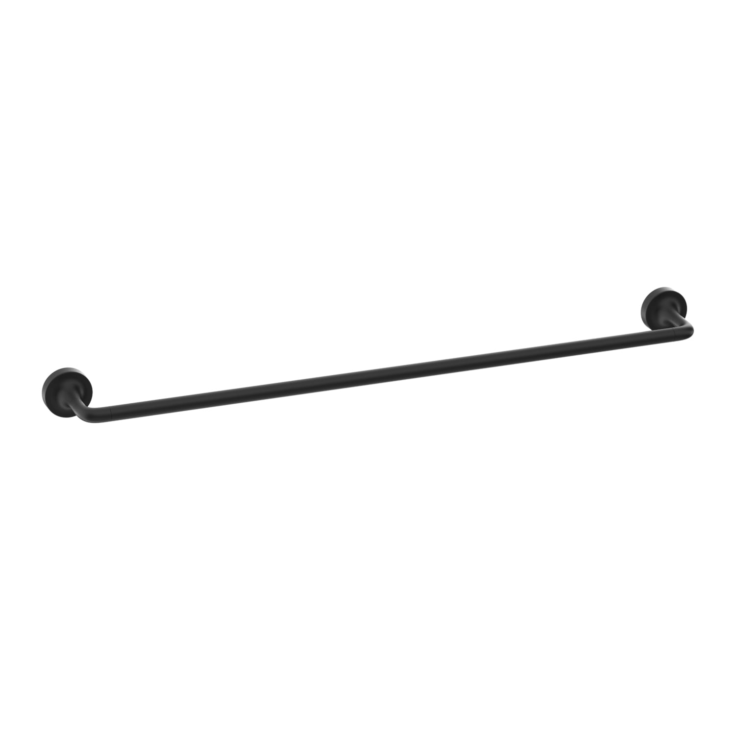 Better Homes & Gardens 4-Piece Matte Black Bathroom Hardware Set – Towel Bar, Towel Ring, Robe Hooks & Toilet Paper Holder