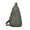 Army Green, variant on Unisex Sling Chest Bag for Men Women, Lightweight Nylon Crossbody Backpack with Adjustable Strap Anti Theft, Water Resistant Casual Daypack for Outdoor Sports Travel Work Daily Use