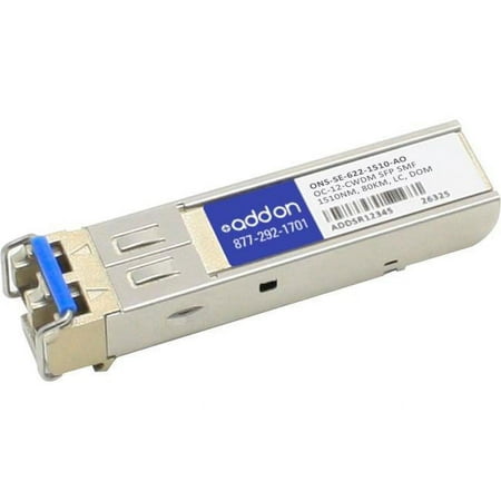 UPC: 0821455696071 | AddOn Cisco ONS-SE-622-1510 Compatible TAA compliant OC-12-CWDM SFP Transceiver (SMF  1510nm  80km  LC  DOM)