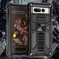 thumbnail image 5 of Cass Creations Case Compatible for Google Pixel 7 Pro, Military Grade Armor Case Hybrid Kickstand Phone Cover - Black, 5 of 5