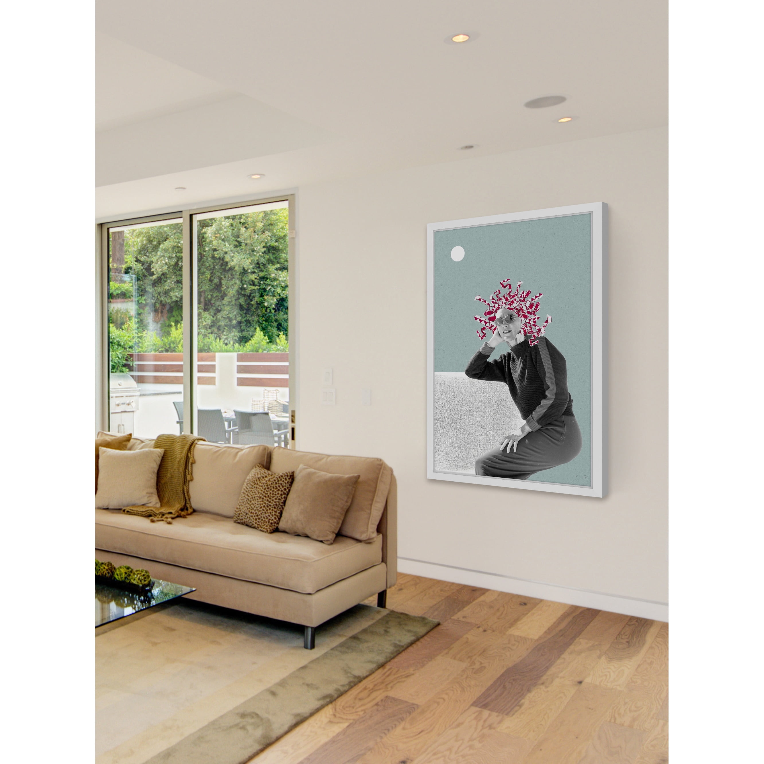 Marmont Hill "Medusa II" by Bengoa Vazquez Framed Painting Print