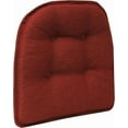 thumbnail image 2 of Non-Slip Tufted Chair Cushions for Dining Room, Kitchen and Office Use, U-Shaped Skid-Proof Seat Pad, 15x16 Inches, 8 Pack, Flame Red, 2 of 4