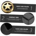 thumbnail image 2 of LAICAIW 2pcs Box Tarot Storage Box Playing Card Case Tarot Holder Trinkets Storage Canister Rectangle Shell, 2 of 7