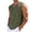 Army Green#tank tops men, variant on Linen Tops for Men 2026 Summer Tank Top Sleeveless Raw Edge Hippie Beach Tee Shirts Lightweight Comfy Tanks Black S
