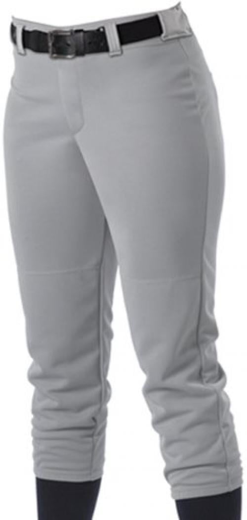 New Women's Fastpitch Softball Alleson Athletics Charcoal Gray Sz Medium Pants 