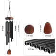 thumbnail image 5 of carillons Oliens Commmoratifs, Carillons Oliens Musicaux, Carillons Oliens En Tube D'aluminium, Carillons Oliens En Mtal Voyagent Des Cadeaux D'or, 5 of 5